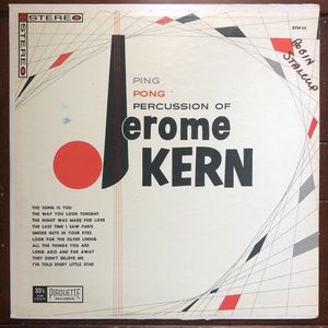 Jerome Kern Ping Pong Percussion Vinyl Lp